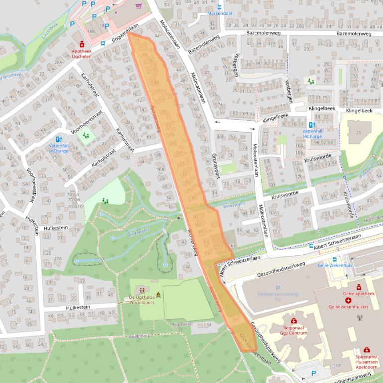 Kaart van postcodegebied 7339AA.