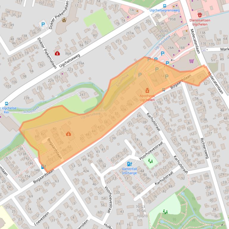 Kaart van postcodegebied 7339AH.