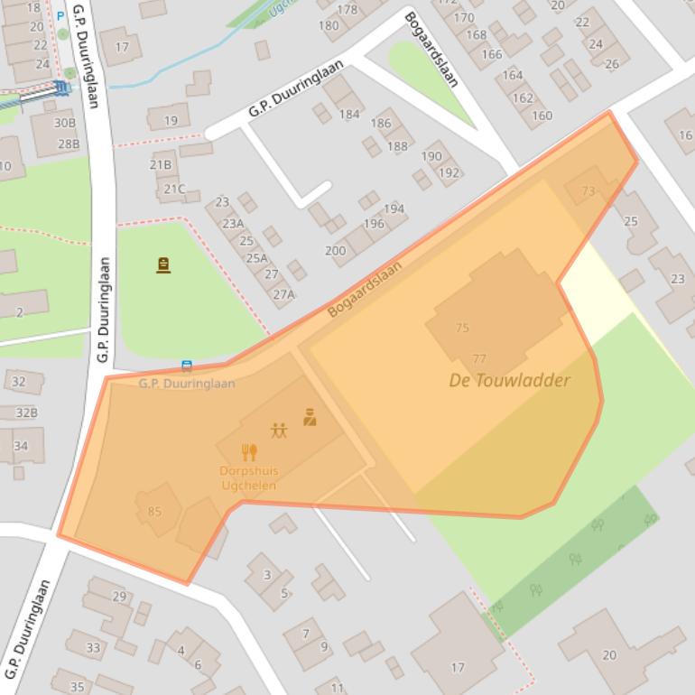 Kaart van postcodegebied 7339AN.