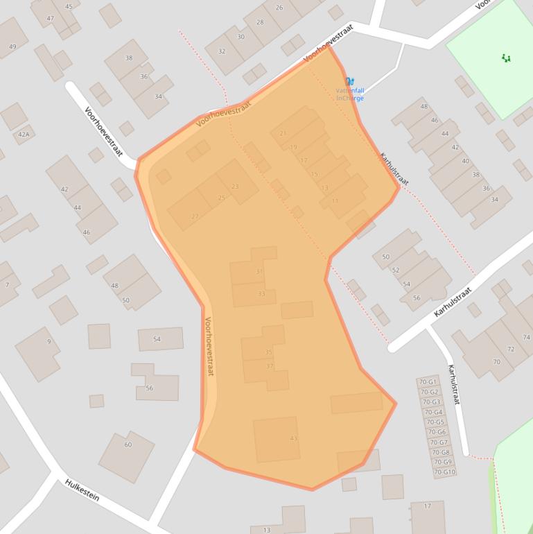 Kaart van postcodegebied 7339AS.