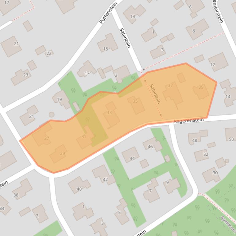 Kaart van postcodegebied 7339BK.