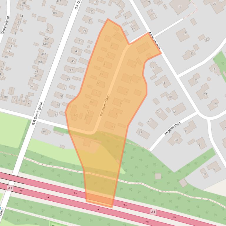 Kaart van postcodegebied 7339BP.