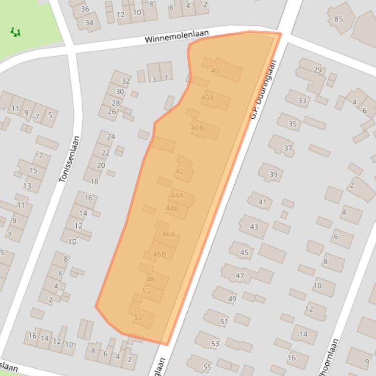 Kaart van postcodegebied 7339BV.