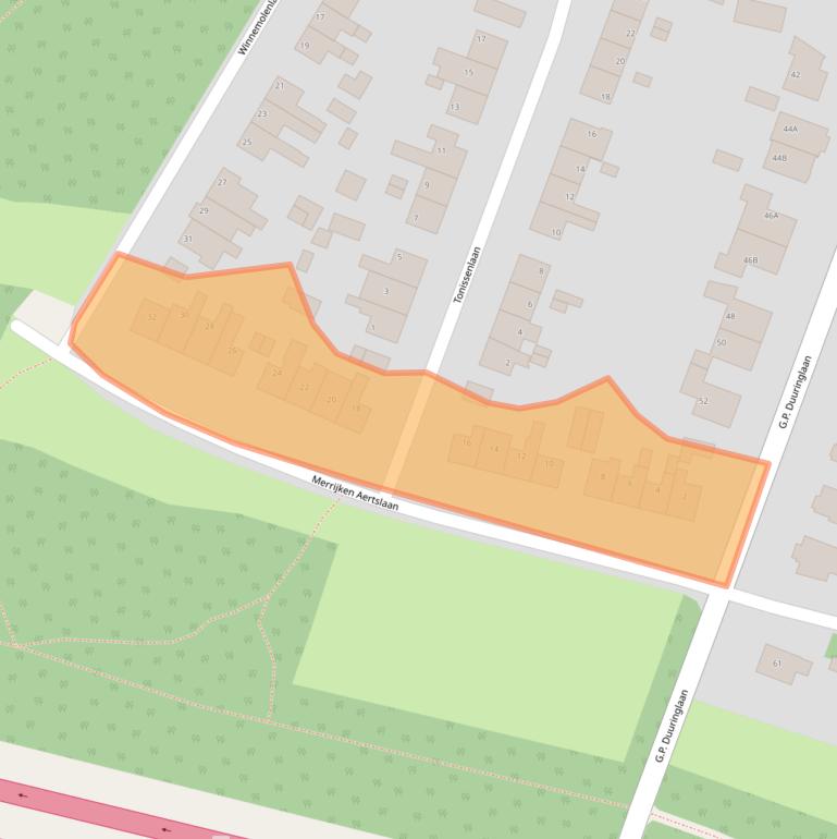Kaart van postcodegebied 7339CA.