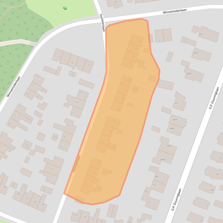 Kaart van postcodegebied 7339CC.