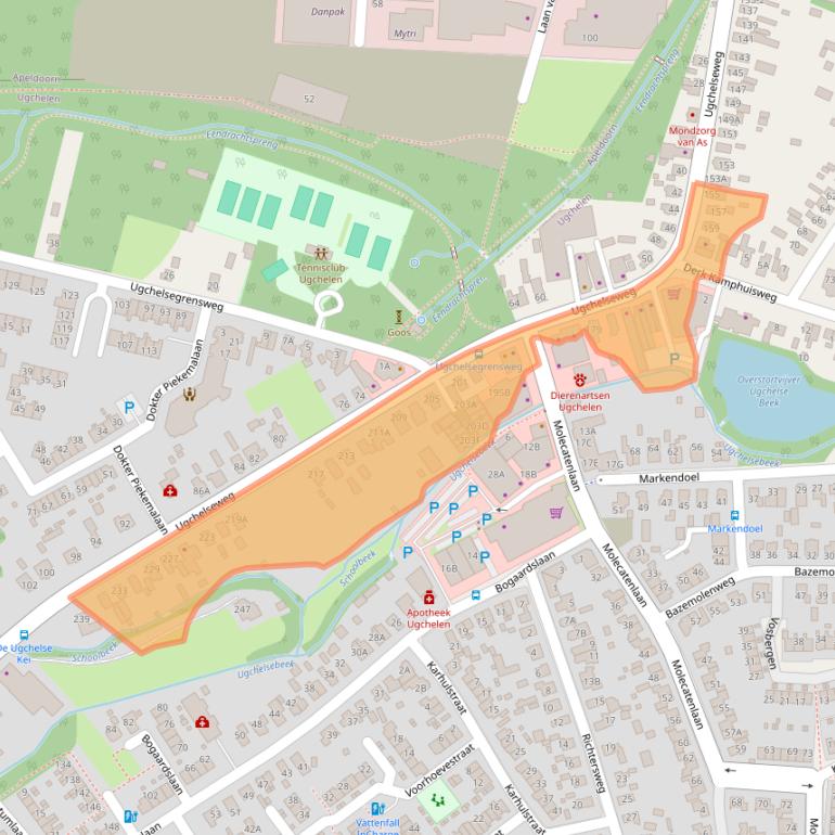 Kaart van postcodegebied 7339CH.