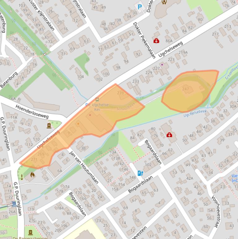 Kaart van postcodegebied 7339CJ.