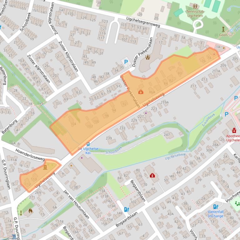 Kaart van postcodegebied 7339CL.