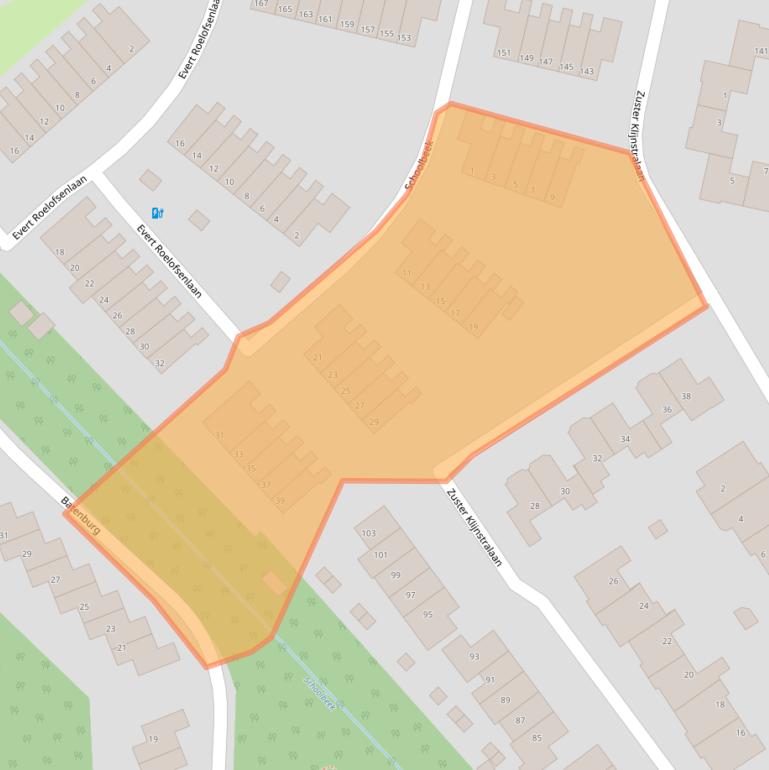 Kaart van postcodegebied 7339DA.