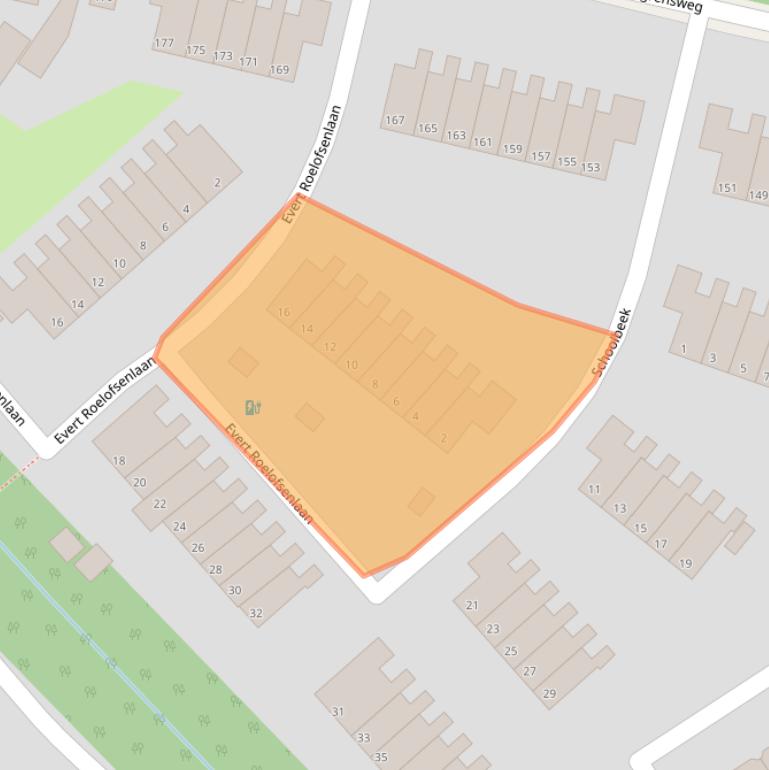 Kaart van postcodegebied 7339DB.