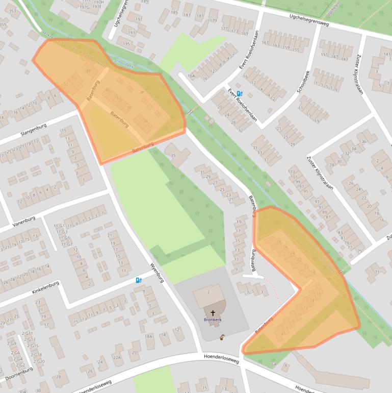 Kaart van postcodegebied 7339DE.