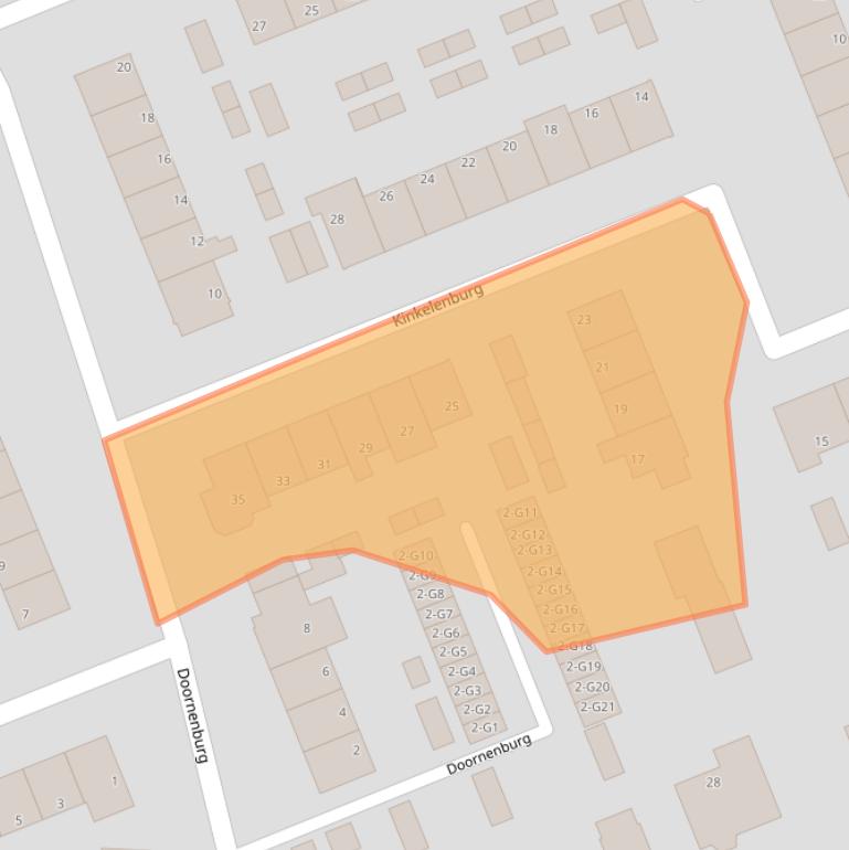 Kaart van postcodegebied 7339DK.
