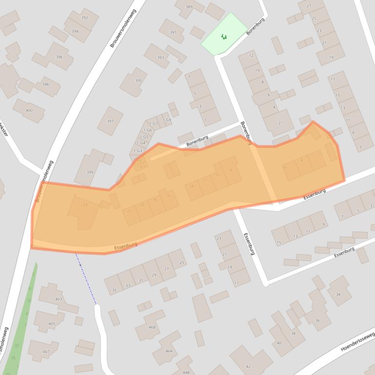 Kaart van postcodegebied 7339DW.