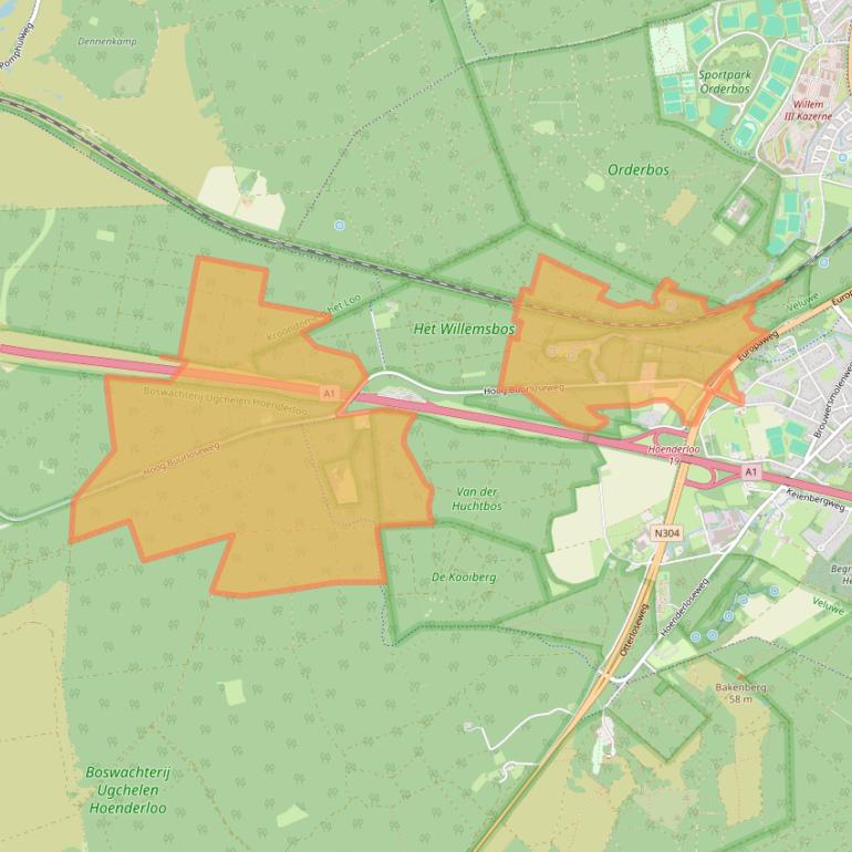 Kaart van postcodegebied 7339EL.