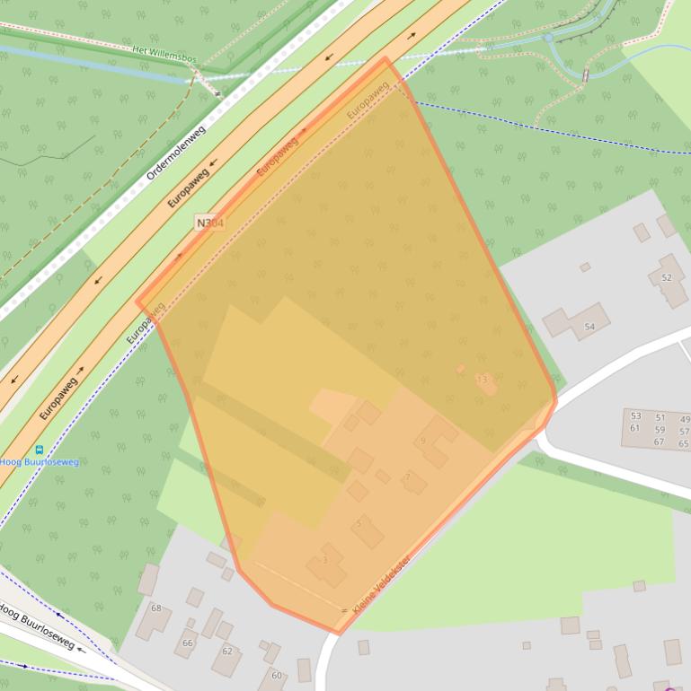 Kaart van postcodegebied 7339EM.