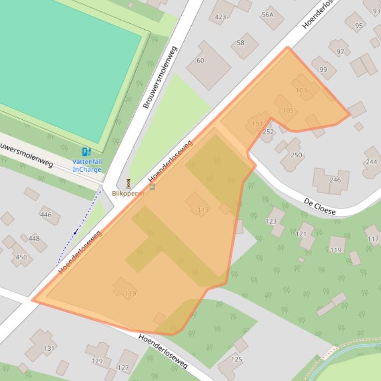 Kaart van postcodegebied 7339GC.