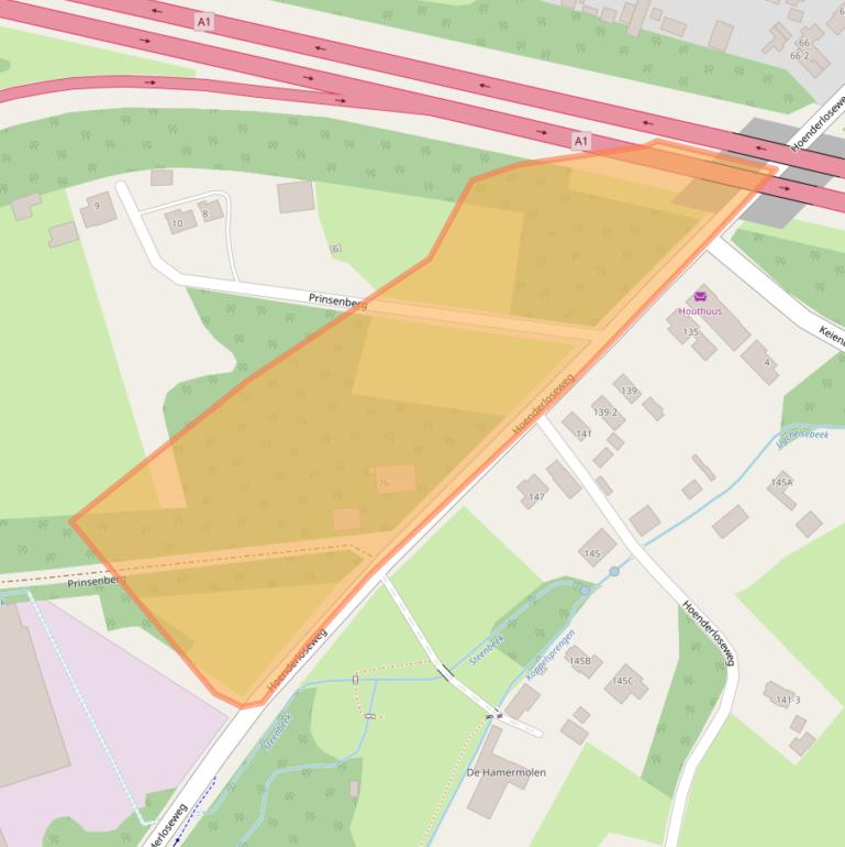 Kaart van postcodegebied 7339GJ.