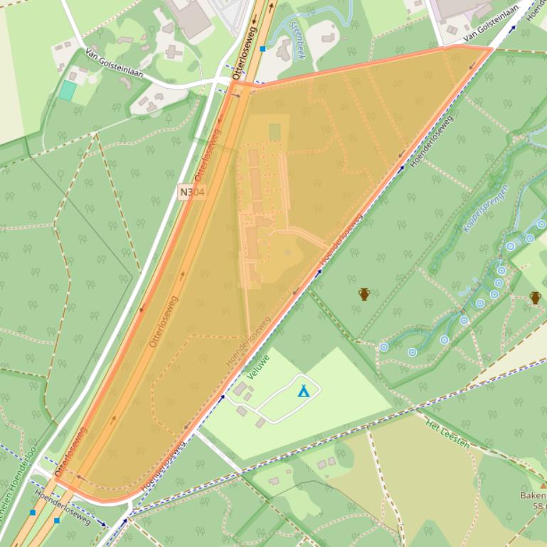 Kaart van postcodegebied 7339GK.