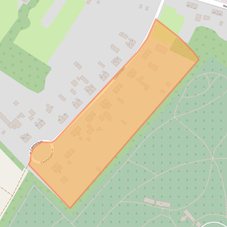 Kaart van postcodegebied 7339GN.