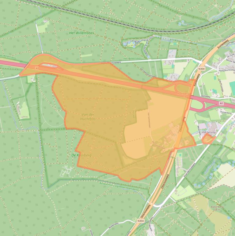 Kaart van postcodegebied 7339GT.