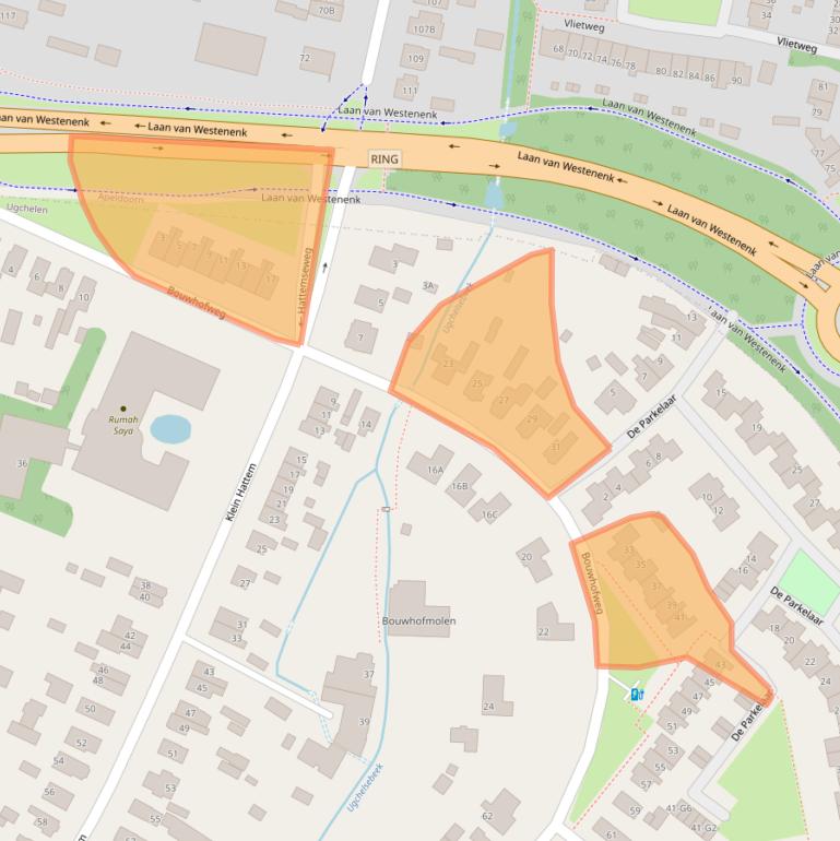 Kaart van postcodegebied 7339HB.