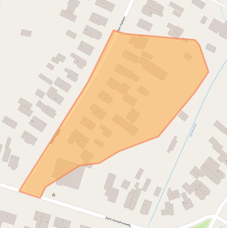 Kaart van postcodegebied 7339HM.