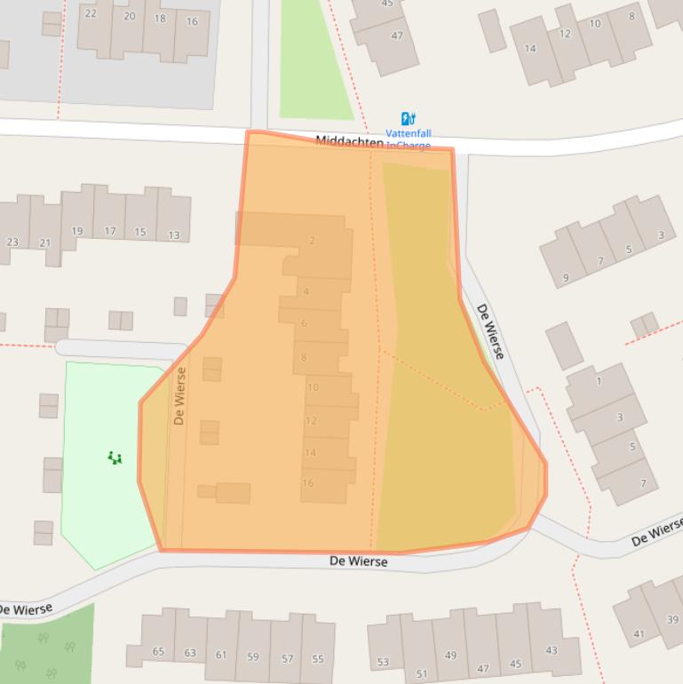 Kaart van postcodegebied 7339JJ.