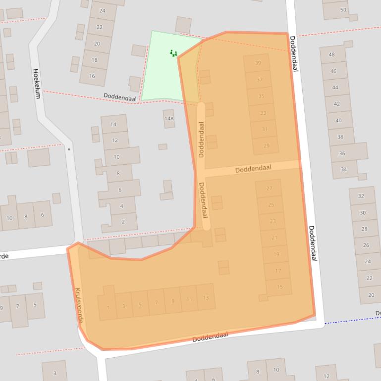 Kaart van postcodegebied 7339KA.