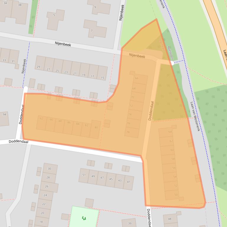 Kaart van postcodegebied 7339KD.