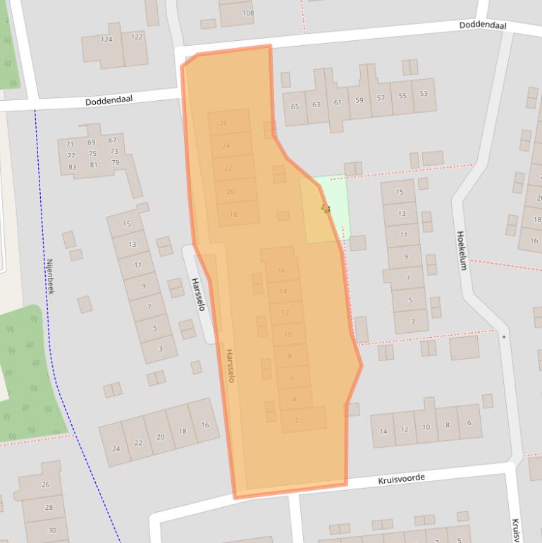 Kaart van postcodegebied 7339KK.