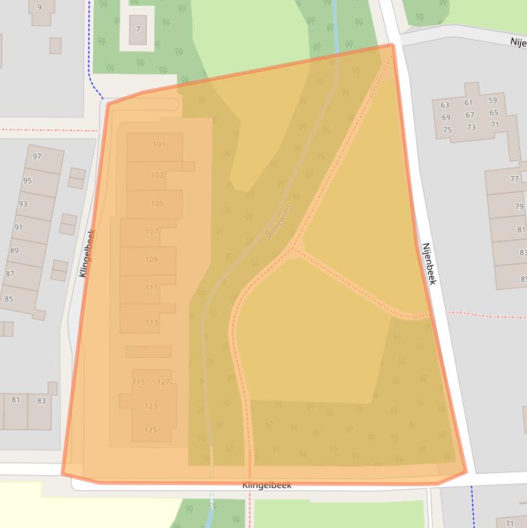 Kaart van postcodegebied 7339LC.