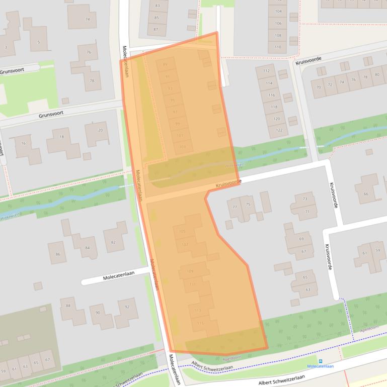 Kaart van postcodegebied 7339LK.