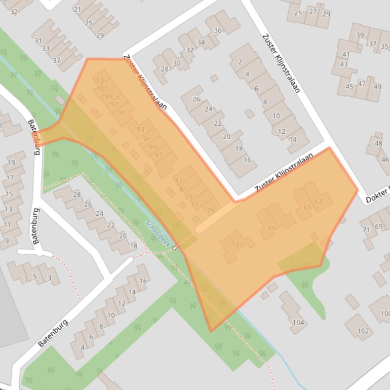 Kaart van postcodegebied 7339MB.