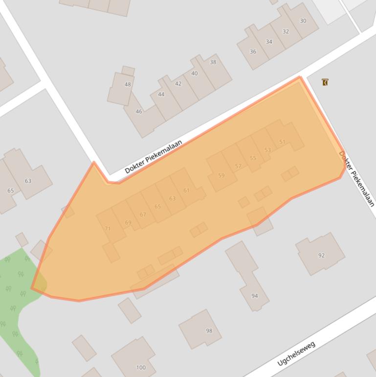 Kaart van postcodegebied 7339ME.