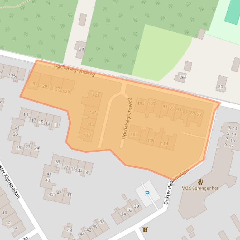 Kaart van postcodegebied 7339MH.