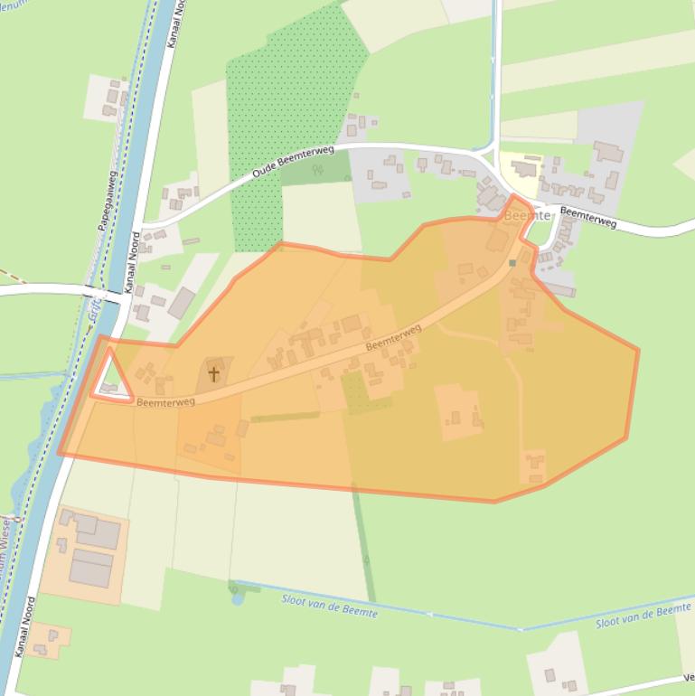 Kaart van postcodegebied 7341PB.