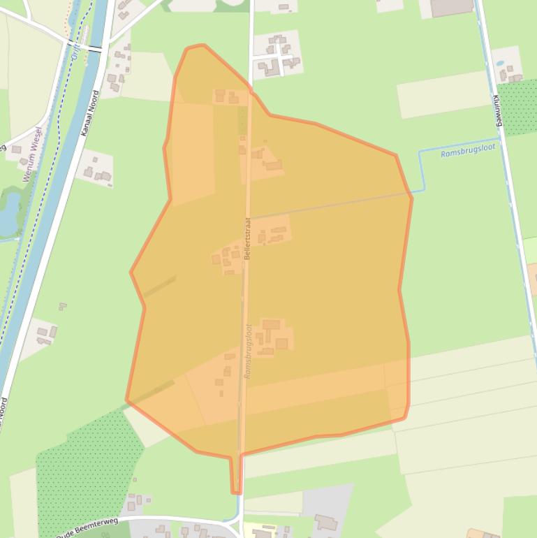 Kaart van postcodegebied 7341PE.