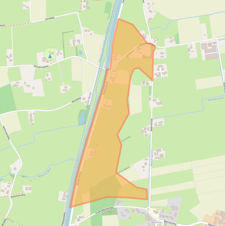 Kaart van postcodegebied 7341PH.