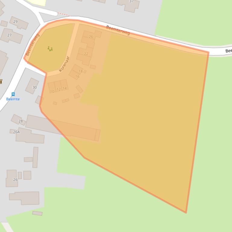 Kaart van postcodegebied 7341PV.