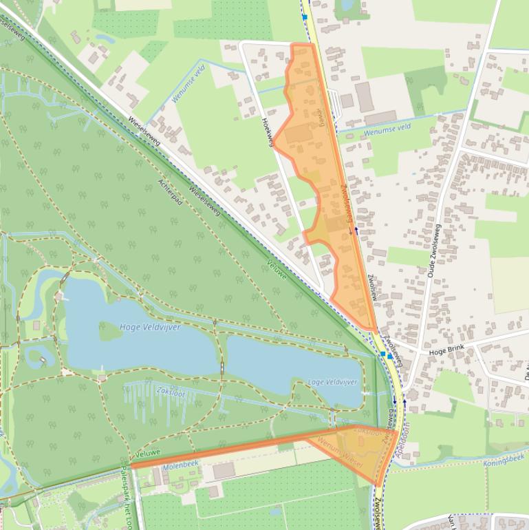 Kaart van postcodegebied 7345AA.