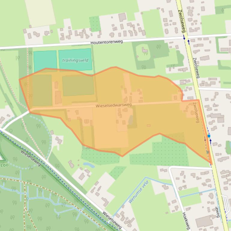 Kaart van postcodegebied 7345AB.
