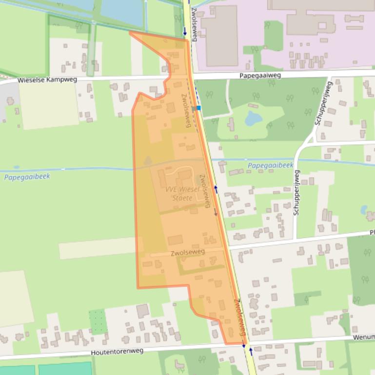 Kaart van postcodegebied 7345AD.