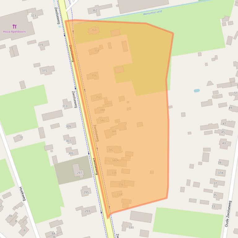 Kaart van postcodegebied 7345AK.
