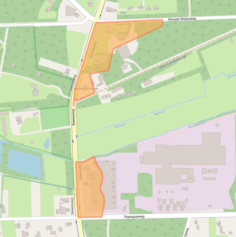 Kaart van postcodegebied 7345AN.