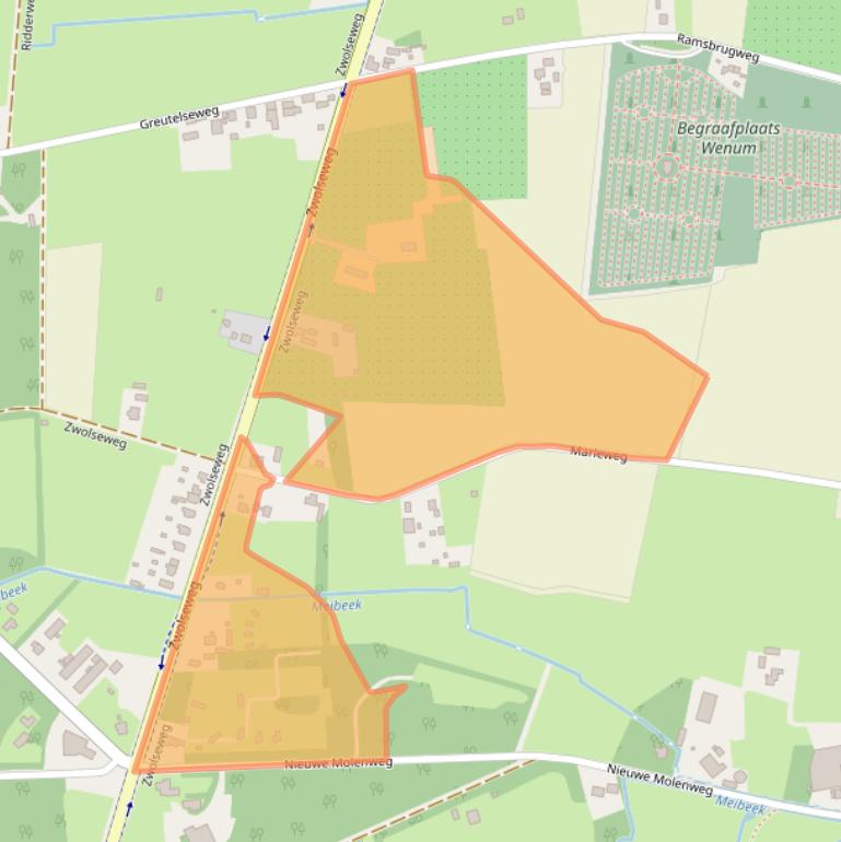 Kaart van postcodegebied 7345AP.