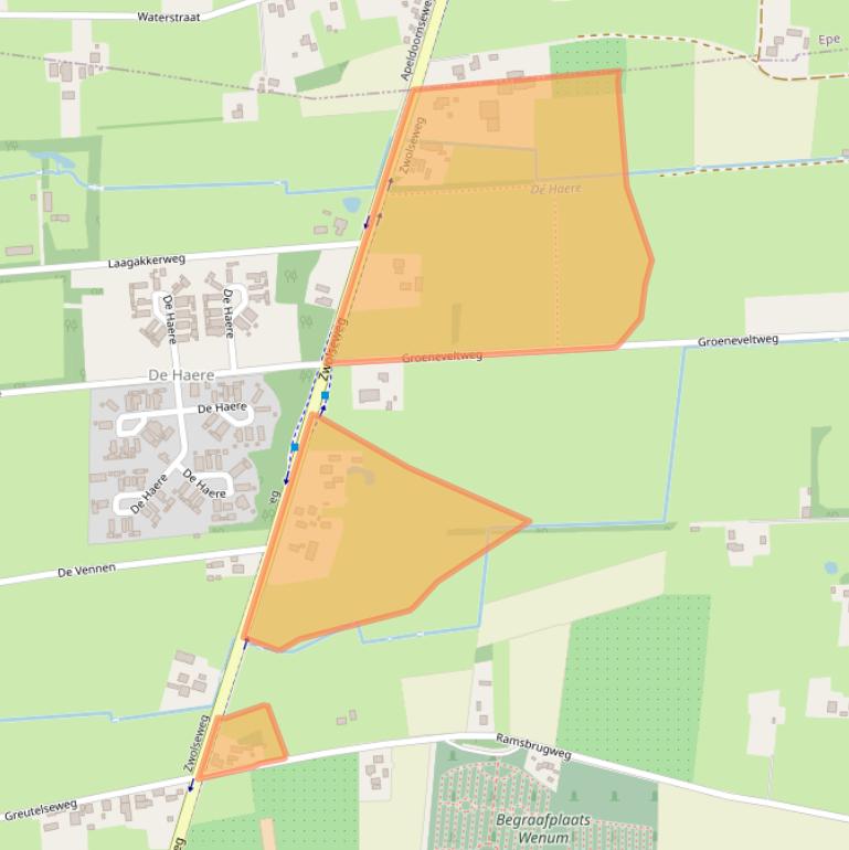 Kaart van postcodegebied 7345AR.