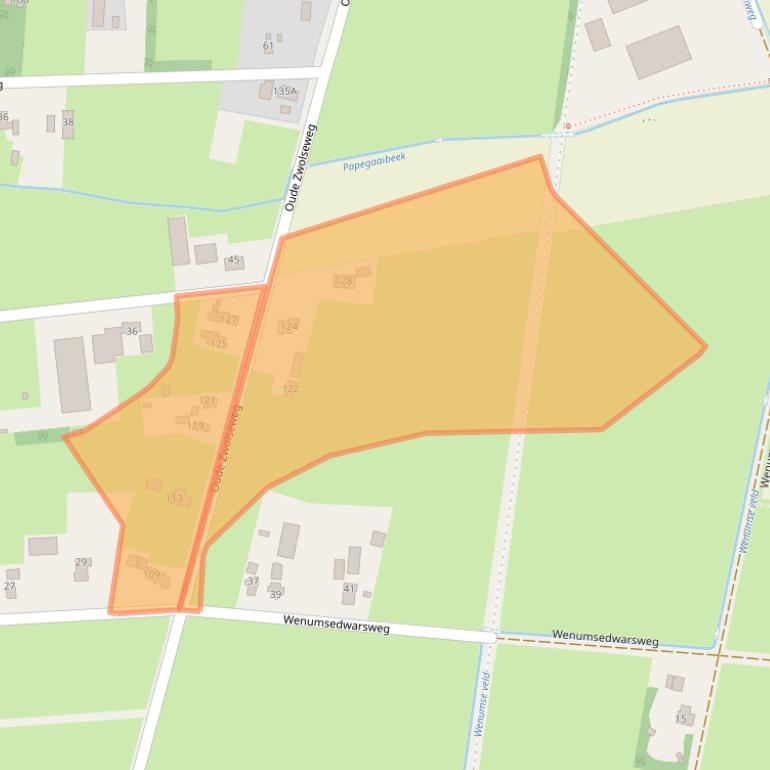 Kaart van postcodegebied 7345BE.