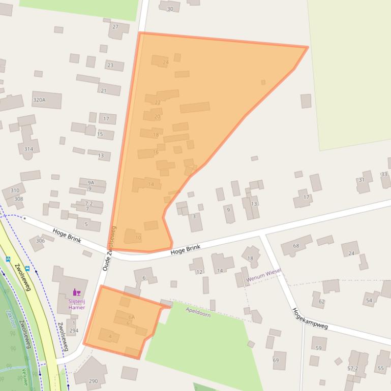 Kaart van postcodegebied 7345BG.