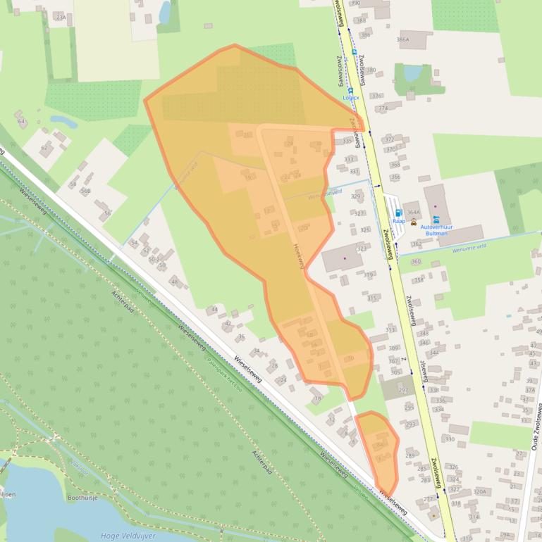 Kaart van postcodegebied 7345CA.