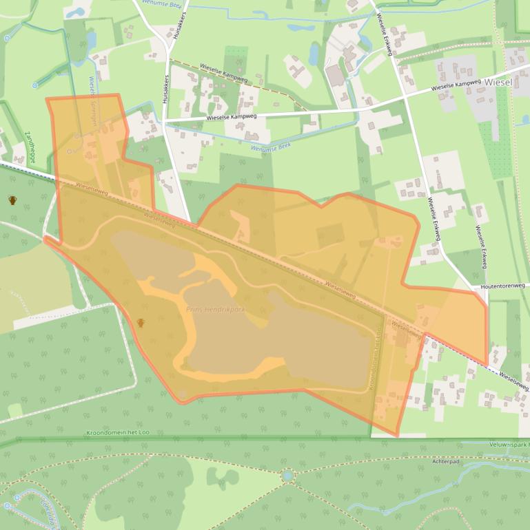 Kaart van postcodegebied 7345CC.